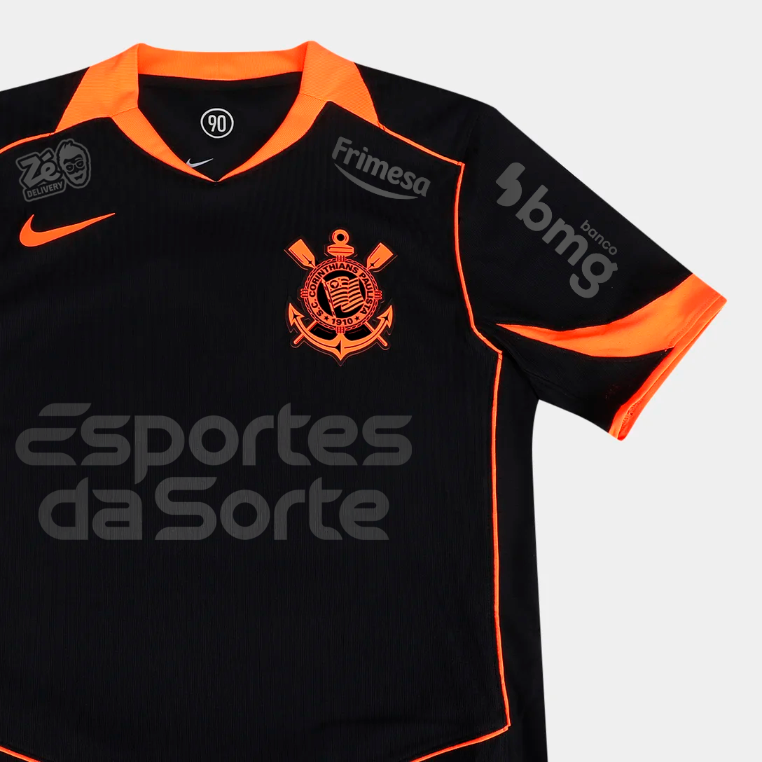 Jersey Nike Corinthians 2025/26 III Player With Sponsors