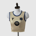 Barcelona 25/26 Away Women's Crop Tank Top - front