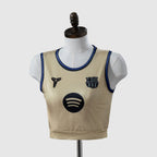 Barcelona 25/26 Away Women's Crop Tank Top - front