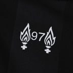 Liverpool 25/26 Goalkeeper Black Jersey - 97 memorial flames detail