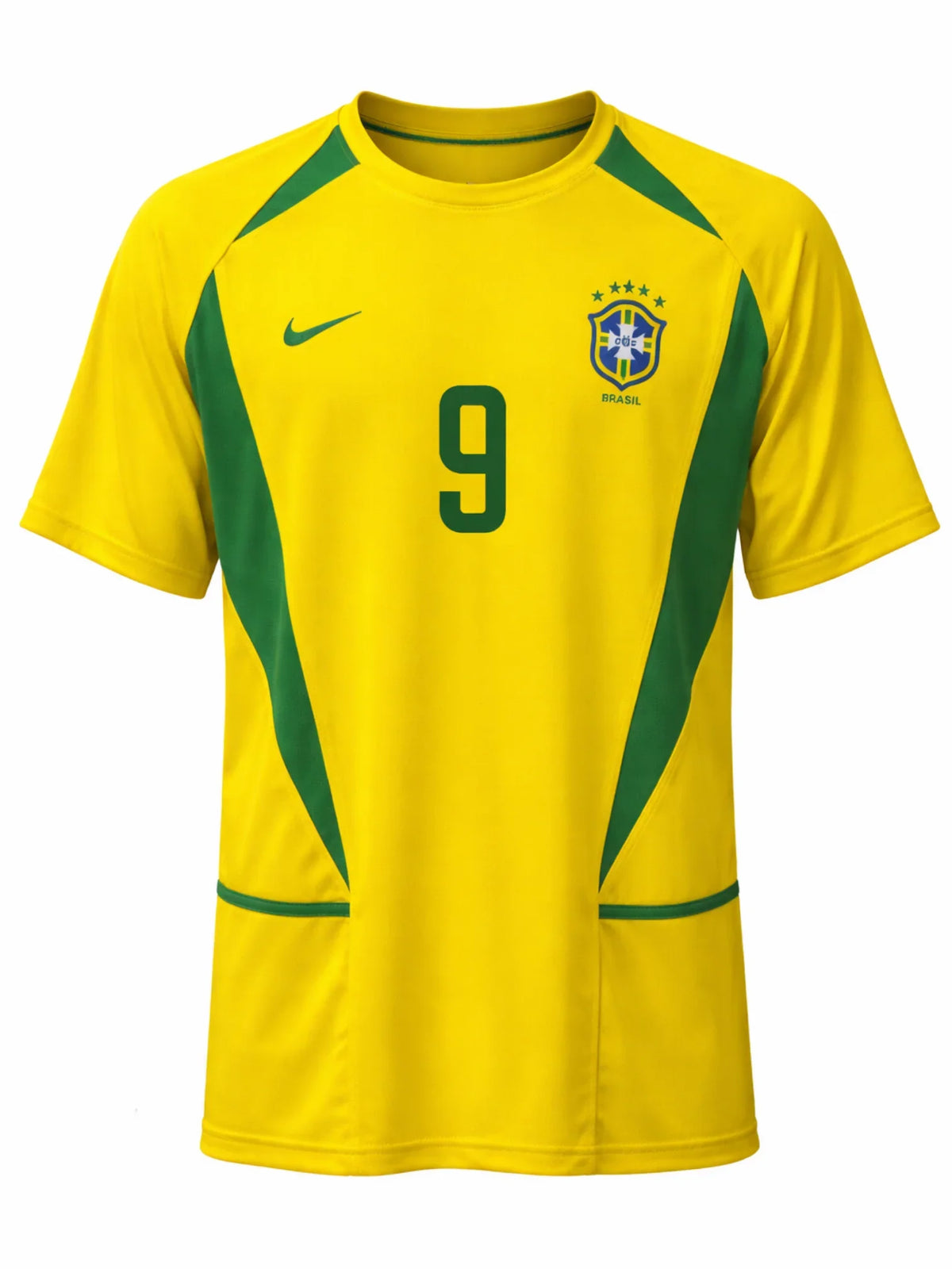 Brazil 2002 I Home Jersey Retro - Ronaldo