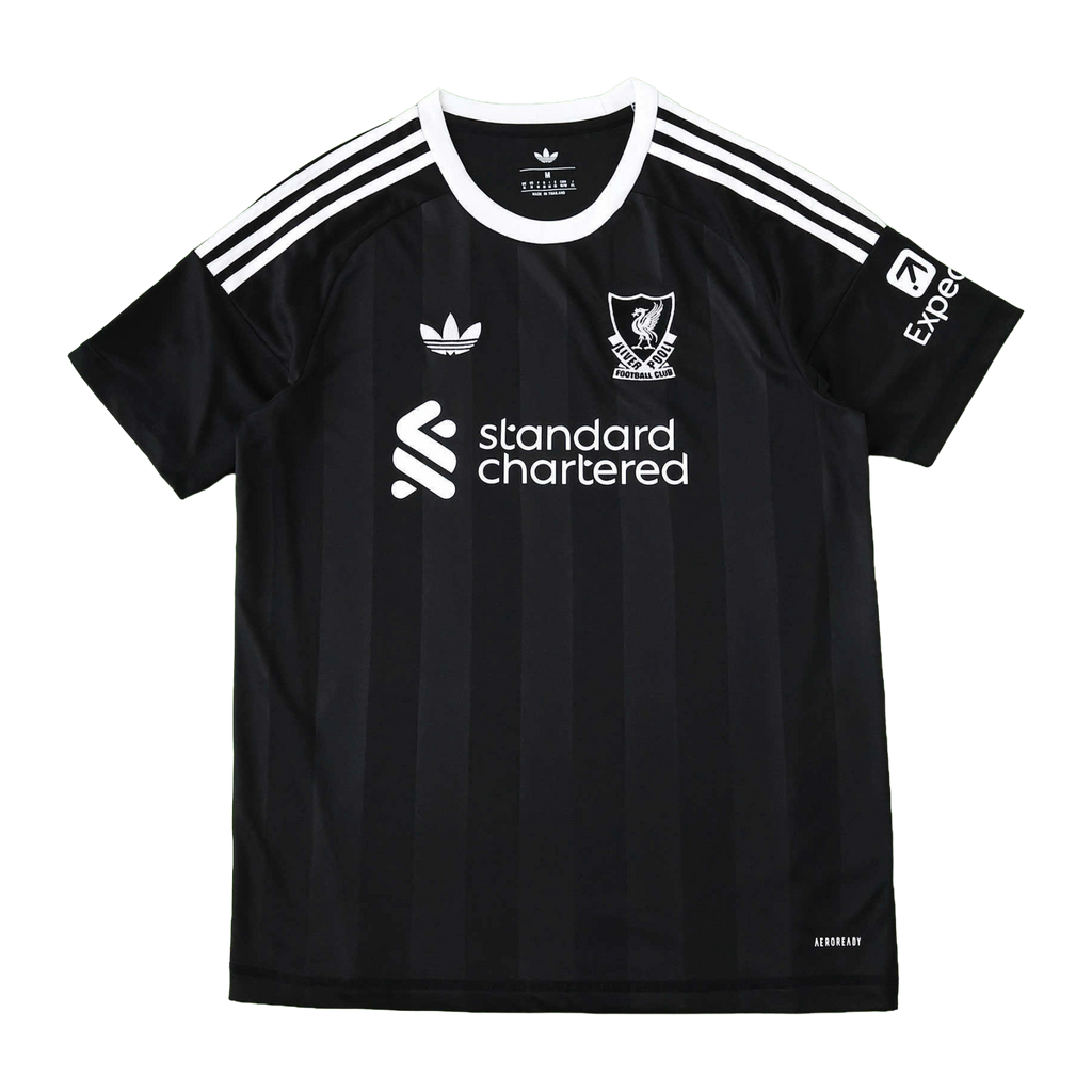 Liverpool 25/26 Goalkeeper Black Jersey - front