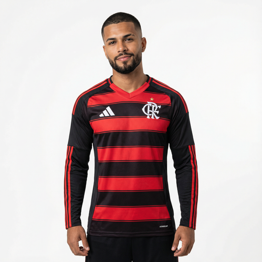 Jersey Longsleeve Adidas Flamengo 2025/26 I