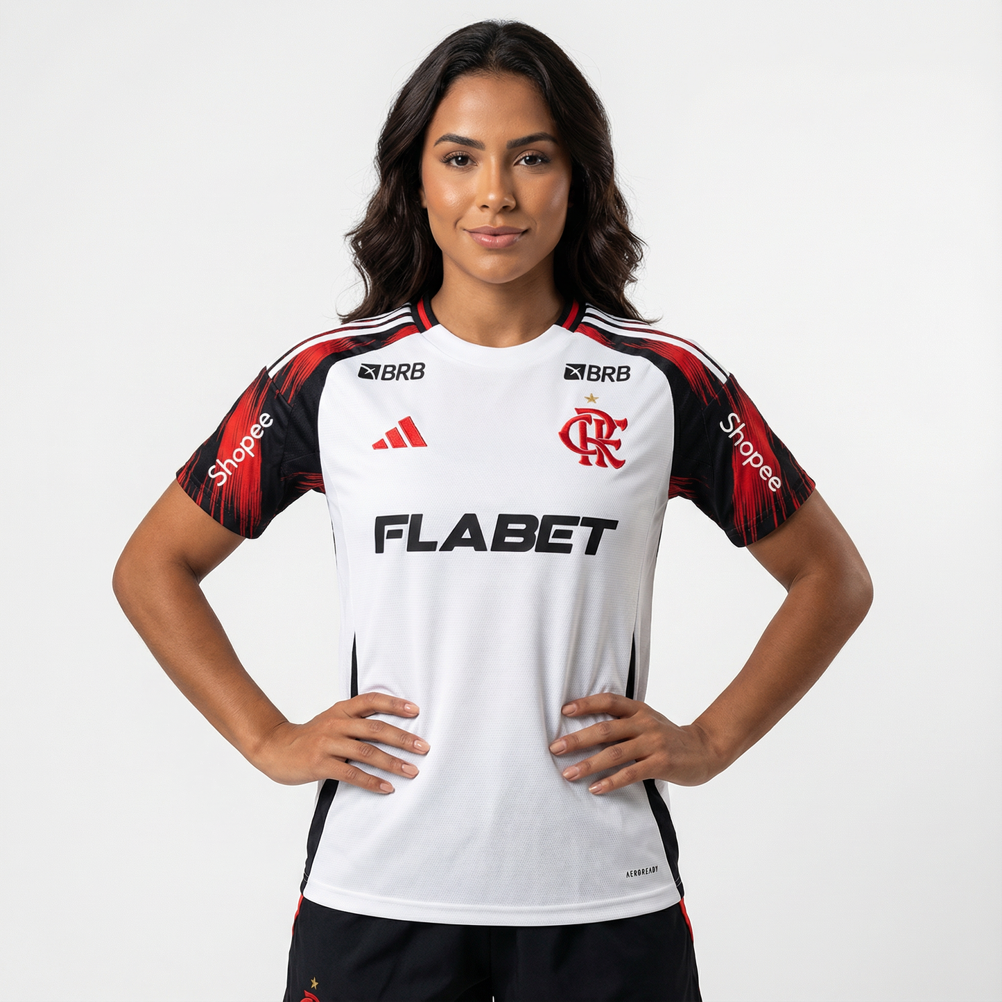 Jersey Woman Adidas Flamengo 2025/26 II With Sponsors