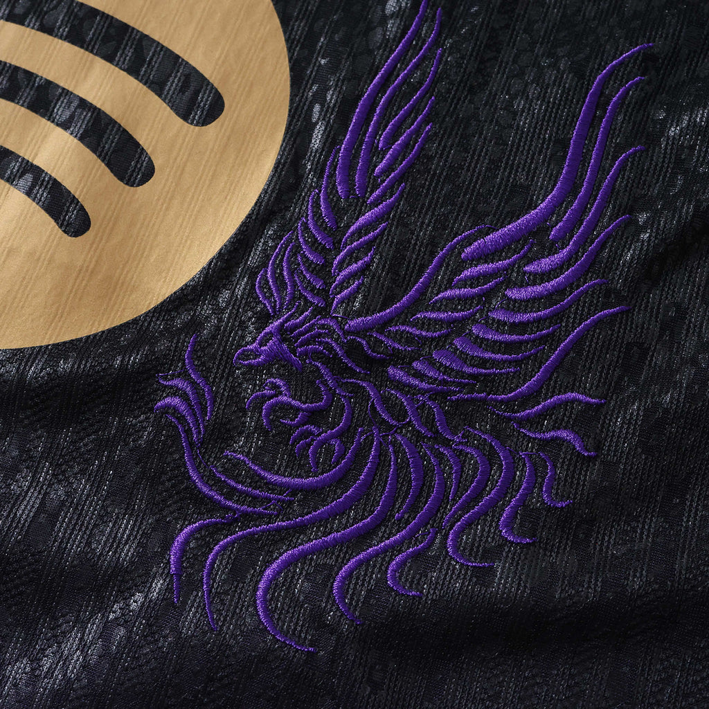 Barcelona 26/27 Away Embroidered Player Jersey - phoenix embroidery detail