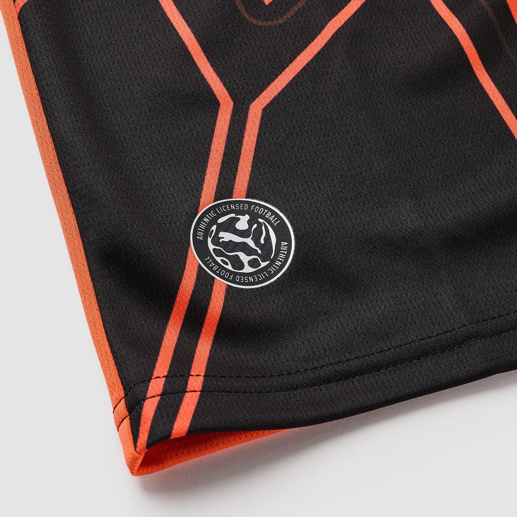 Manchester City 26/27 Goalkeeper Orange Jersey - authentic licensed product tag