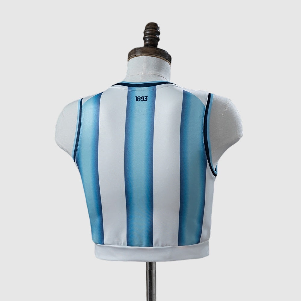 Argentina 26/27 Home - Women's Crop Tank Top - image 2