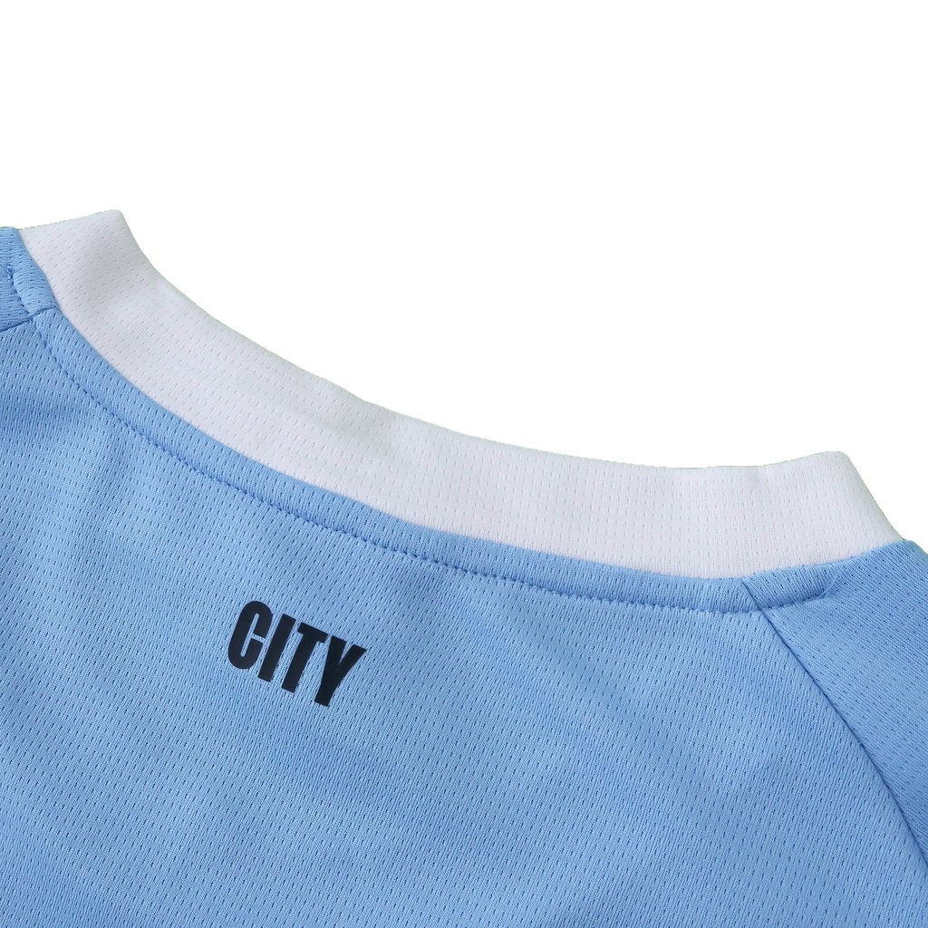 Manchester City 25/26 Home Jersey - shoulder detail