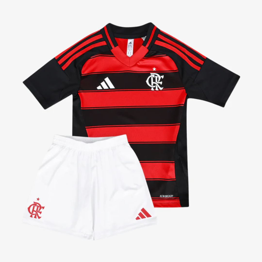 Kids Kit Adidas Flamengo 2025/26 I