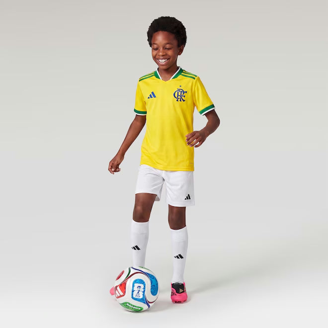 Flamengo 2026 Brazil edition kids kit - full outfit, worn by child model