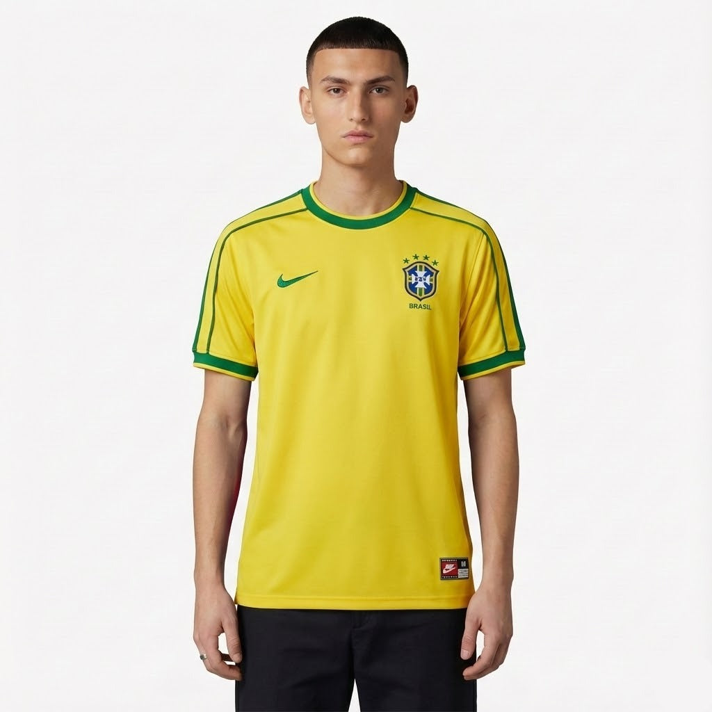 Jersey Retro National Team Brasil 1998/99 I