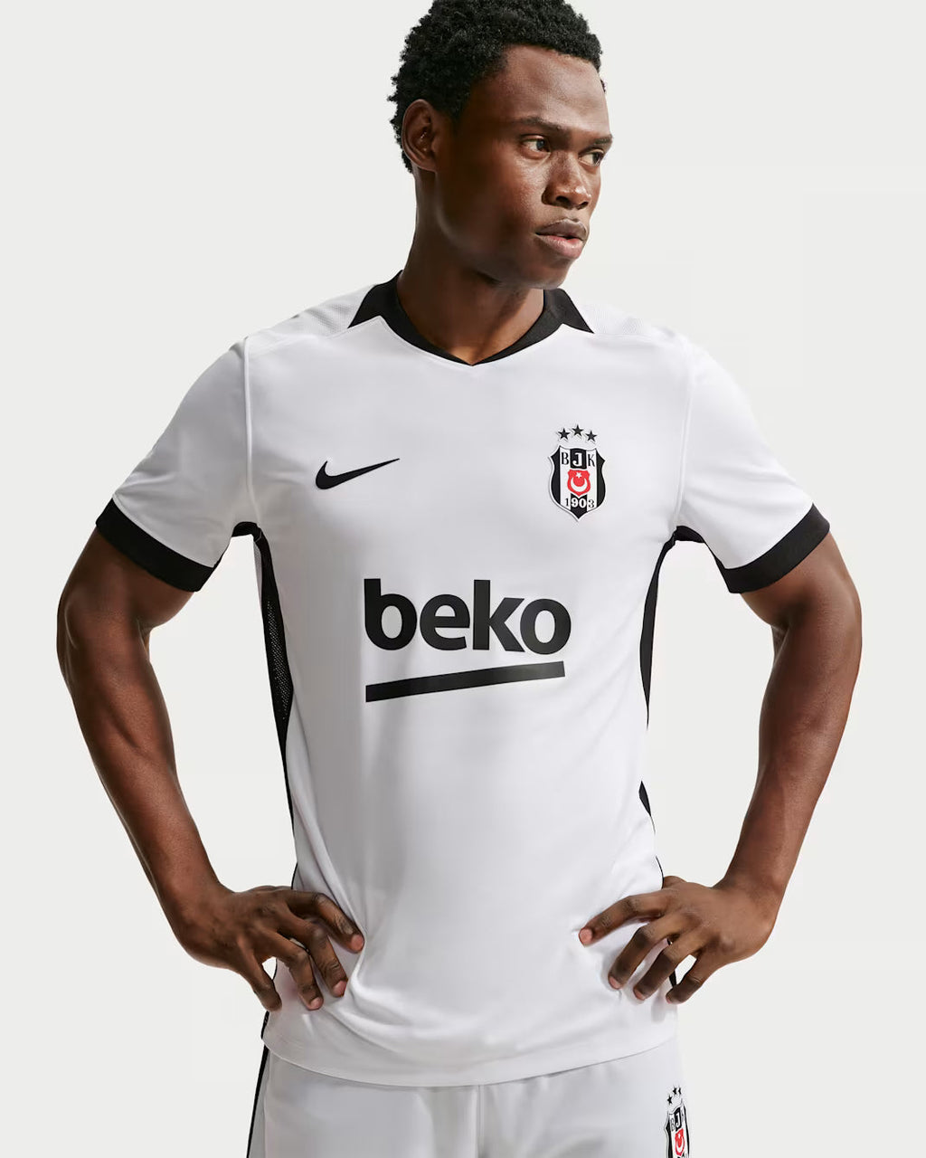 Besiktas 26/27 Home Jersey - worn by model front