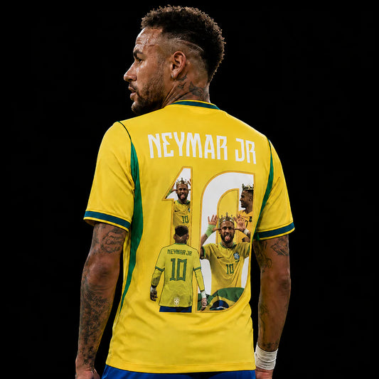 Brazil home - Neymar Jr. #10 Brasil Fan Version World Cup 2026 - White