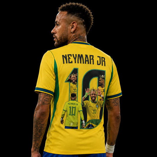 Brazil home - Neymar Jr. #10 Brasil Fan Version World Cup 2026 - Black