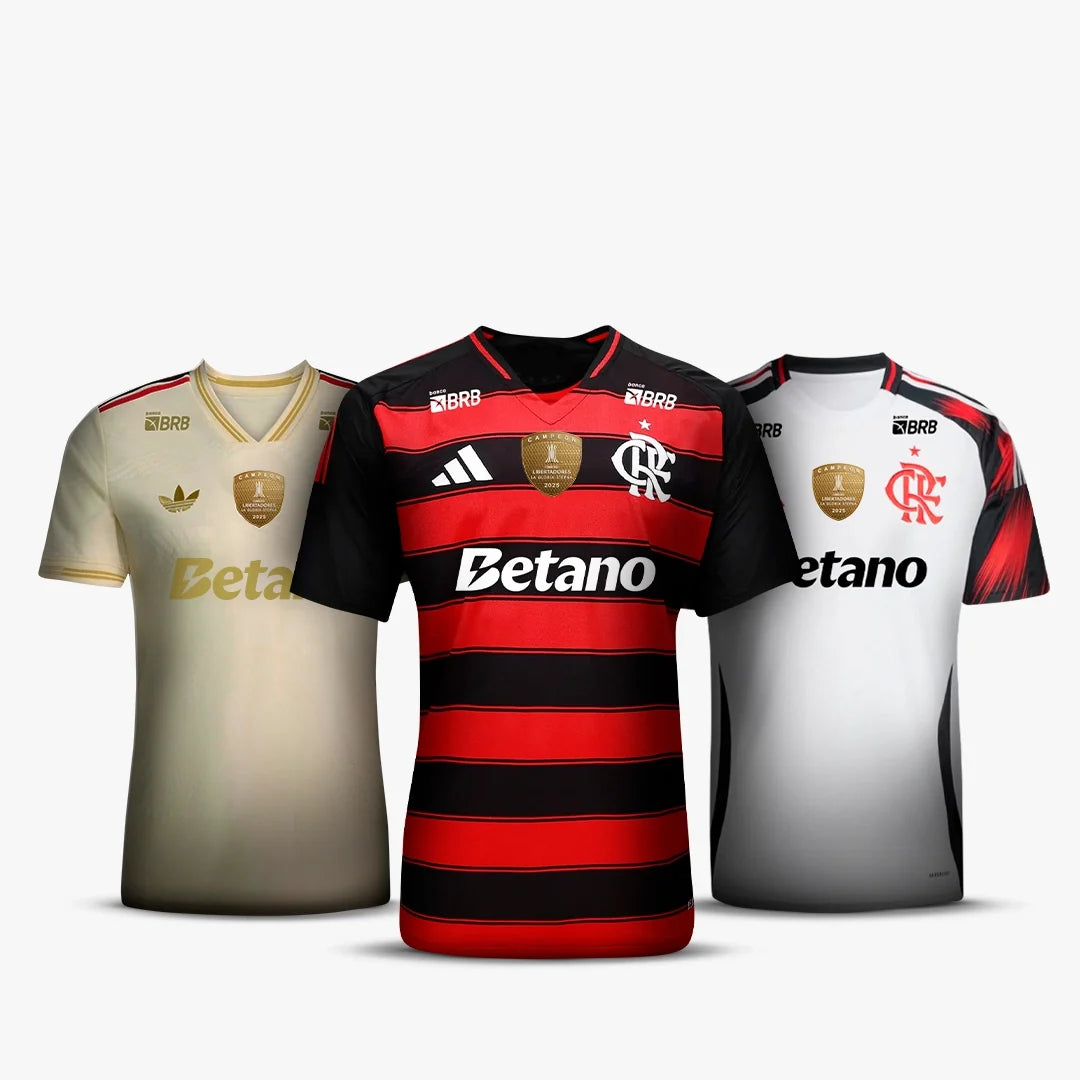 COMBO Maglie Libertadores Flamengo 25/26 - Versione Tifoso