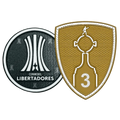 Écussons Libertadores 3 Trophées