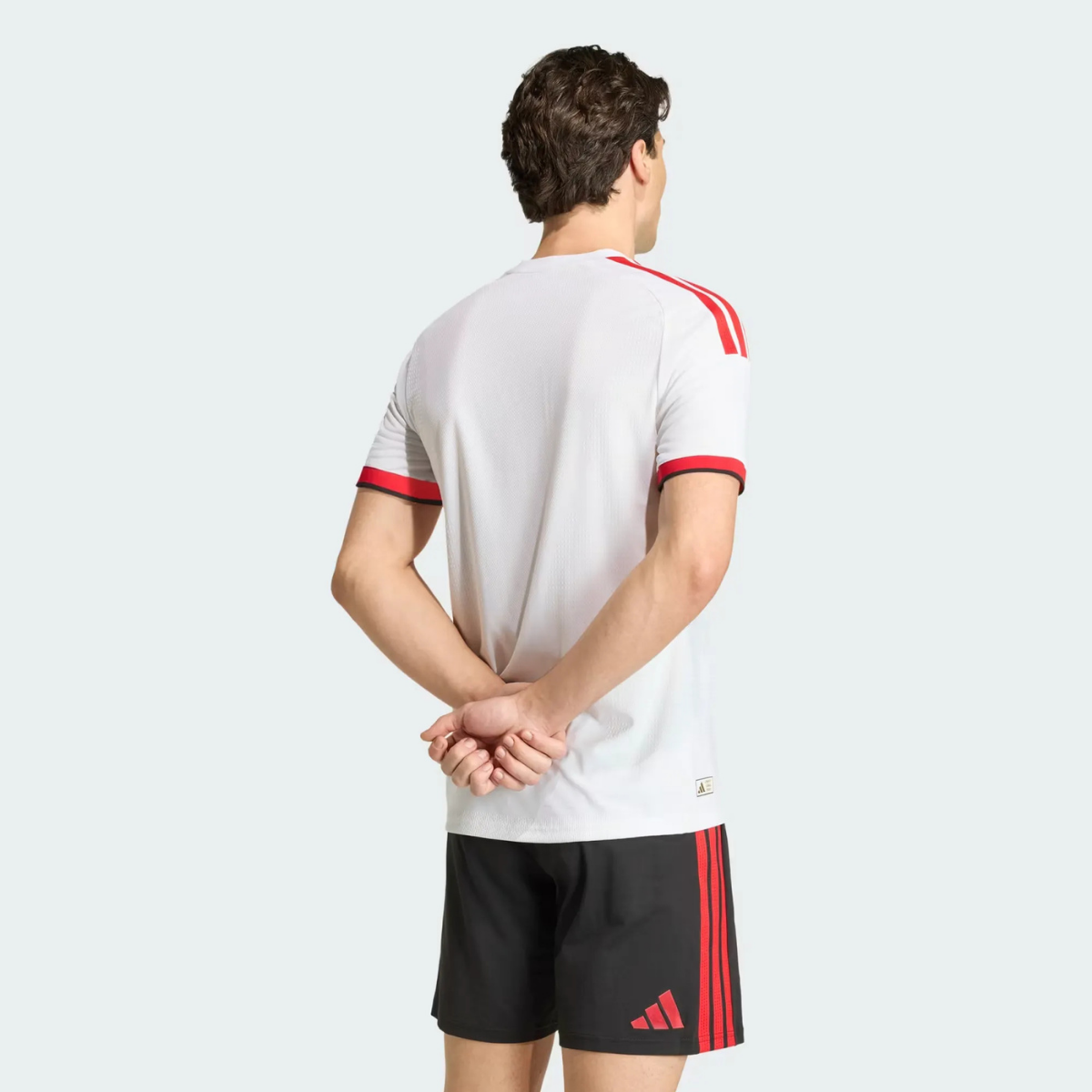 Flamengo 2026/27 away player version jersey - back, worn by model