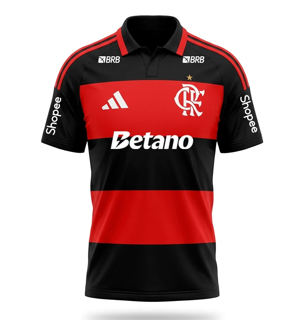 Flamengo 26/27 Home Tutti gli sponsor #Paquetá - Versione Tifoso