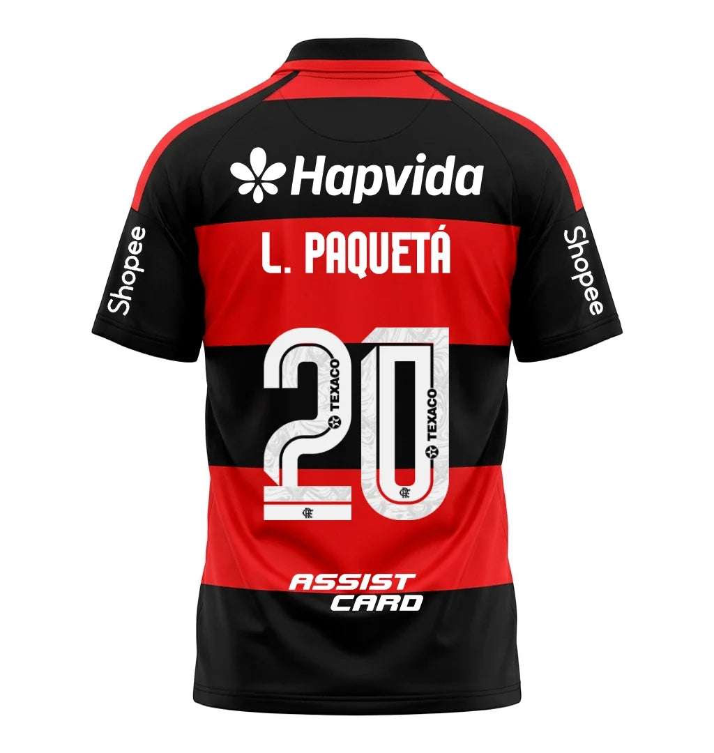 Flamengo 26/27 Home Tutti gli sponsor #Paquetá - Versione Tifoso