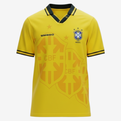 Brazil 1994 Retro Home Men's Fan Jersey