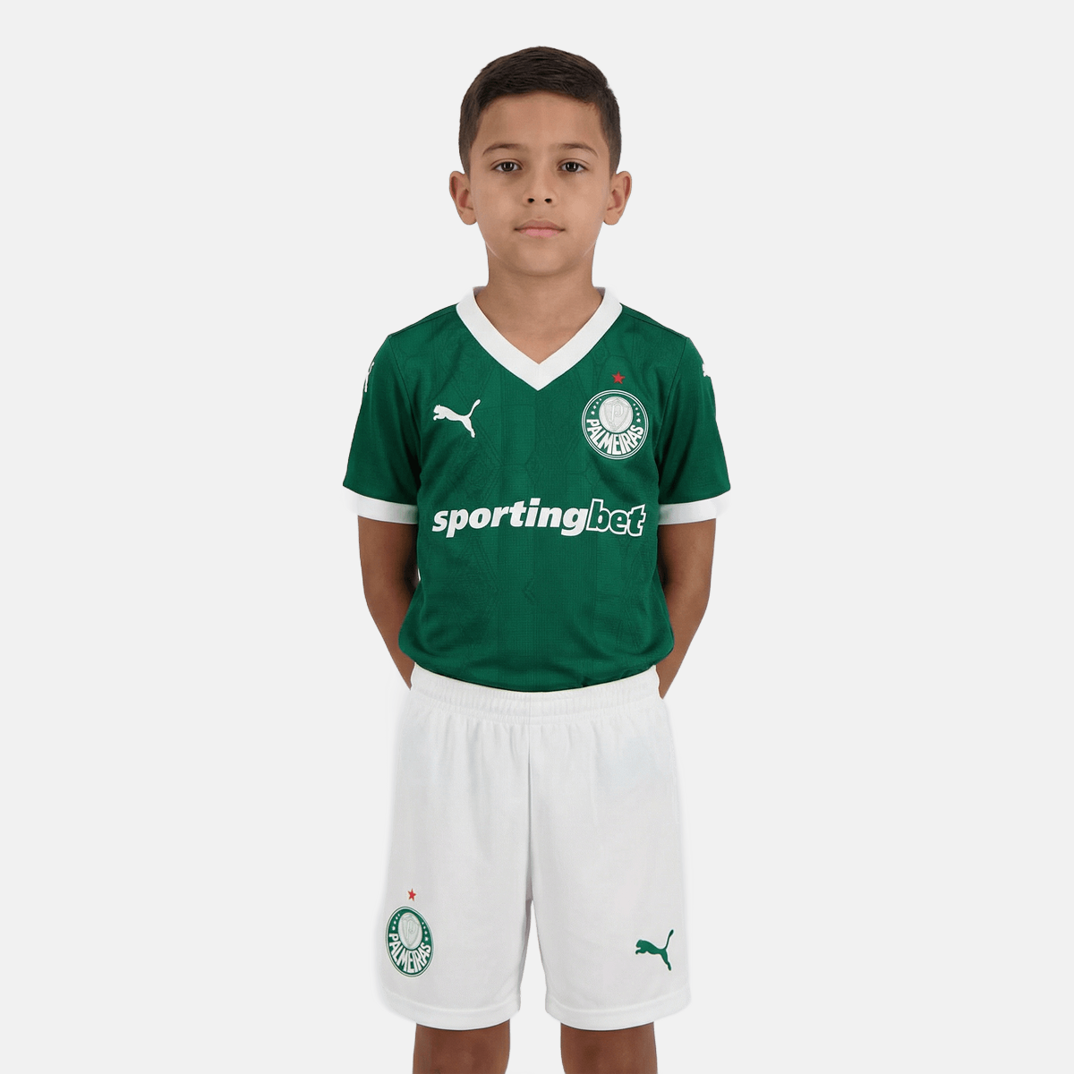 Kids Kit Puma Palmeiras 2025/26 I