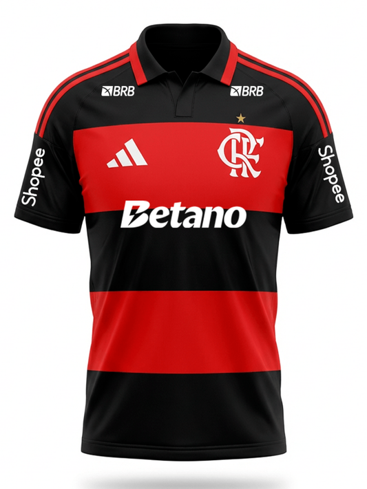 Flamengo 26/27 Home Jersey - All Sponsors - Fan Version