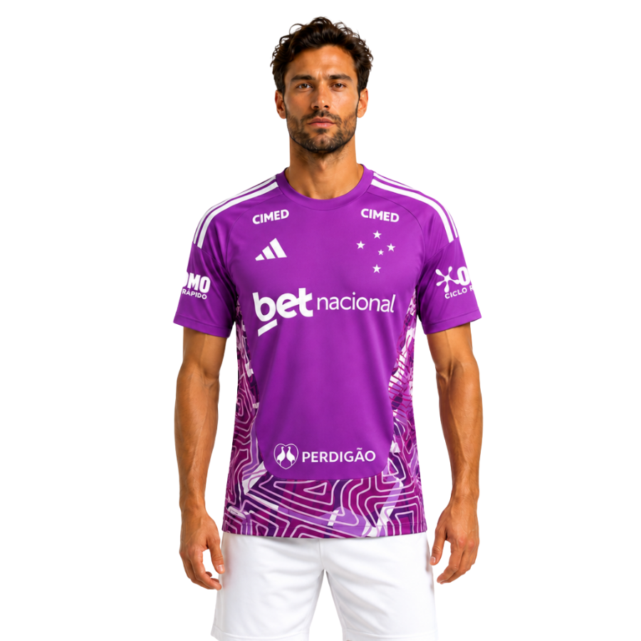 Cruzeiro 26/27 Goalkeeper All Sponsors - Fan Version - image 1