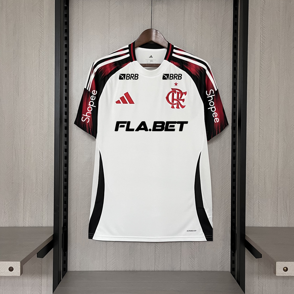 Maglia da Trasferta Flamengo 25/26 - Tutti gli Sponsor - Versione Tifoso