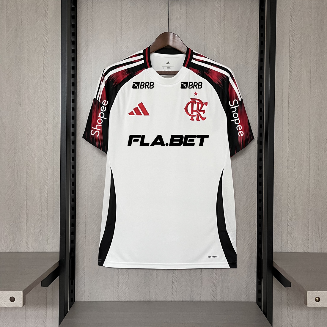 Maglia da Trasferta Flamengo 25/26 - Tutti gli Sponsor - Versione Tifoso