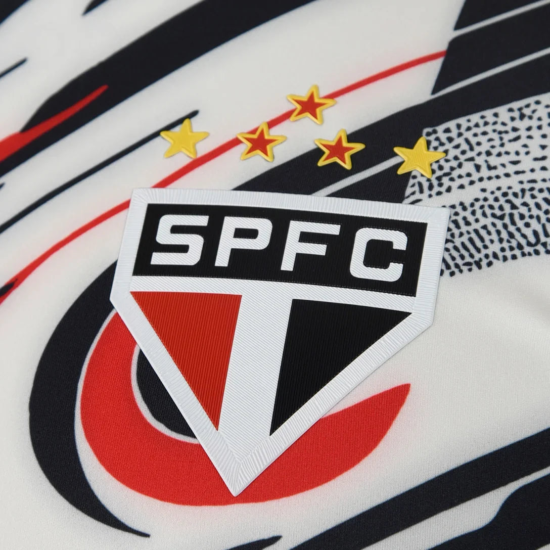 São Paulo 25/26 Pre-Match Jacket - Off White