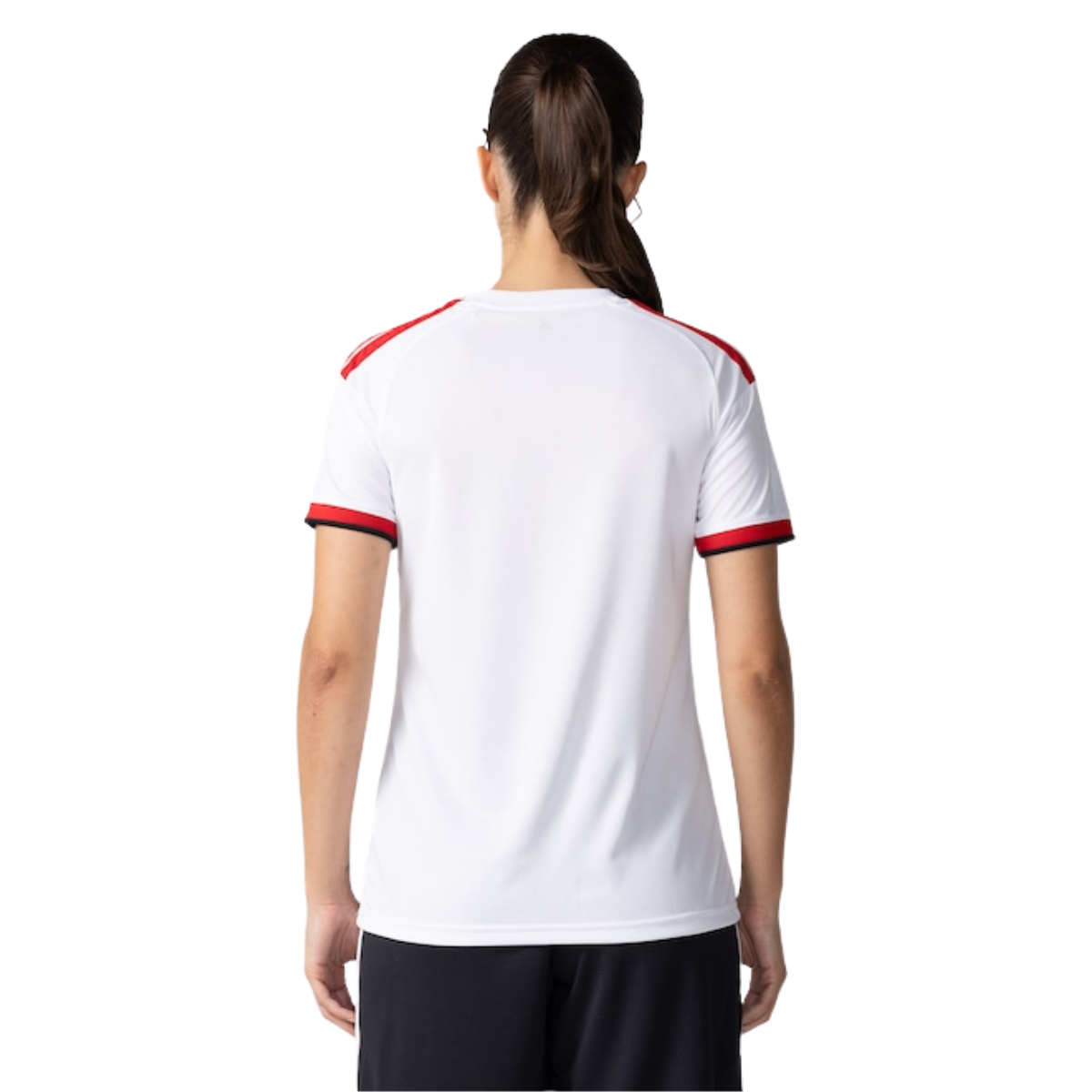 Flamengo 2026/27 away women's jersey - back, worn by model
