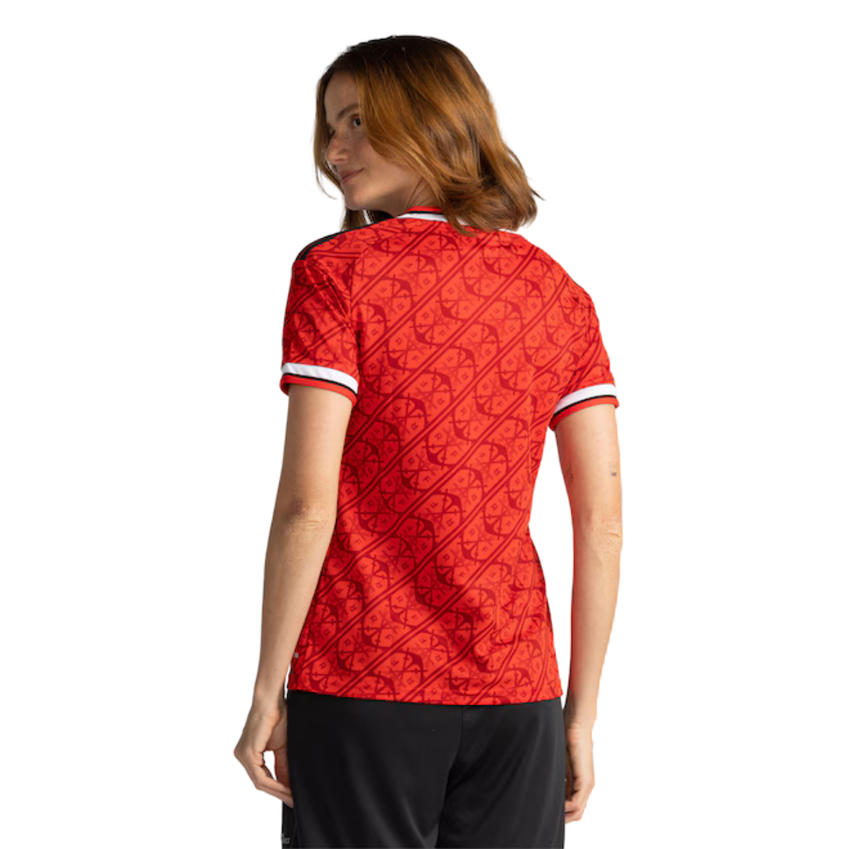 Flamengo 2026/27 third women's jersey - back, worn by model