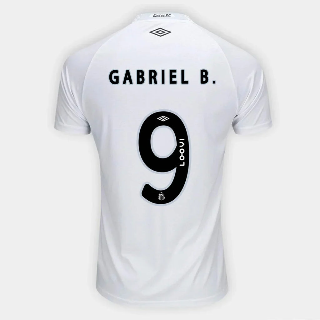 Maglia Home Santos 25/26 #GABRIEL B. - Versione Tifoso