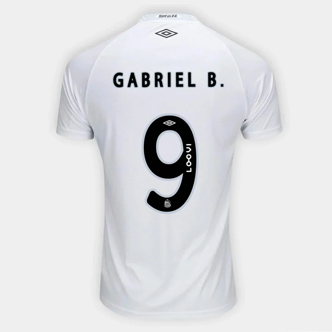 Maglia Home Santos 25/26 #GABRIEL B. - Versione Tifoso