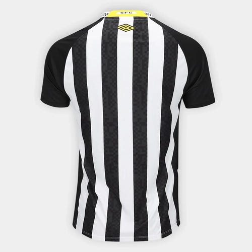 Maglia da Trasferta Santos 25/26 - Tutti gli Sponsor Nera - Versione Tifoso