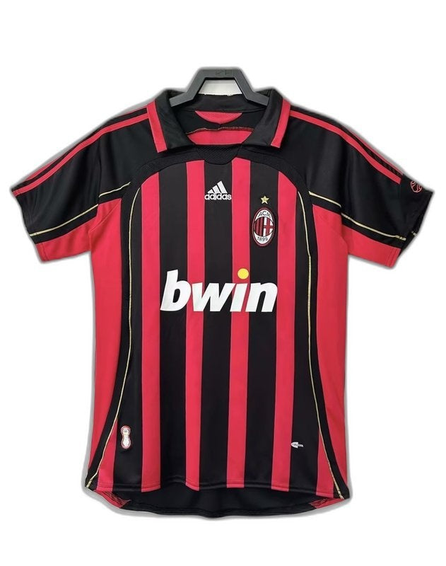 Prima maglia home AC Milan 06/07 - Versione retro