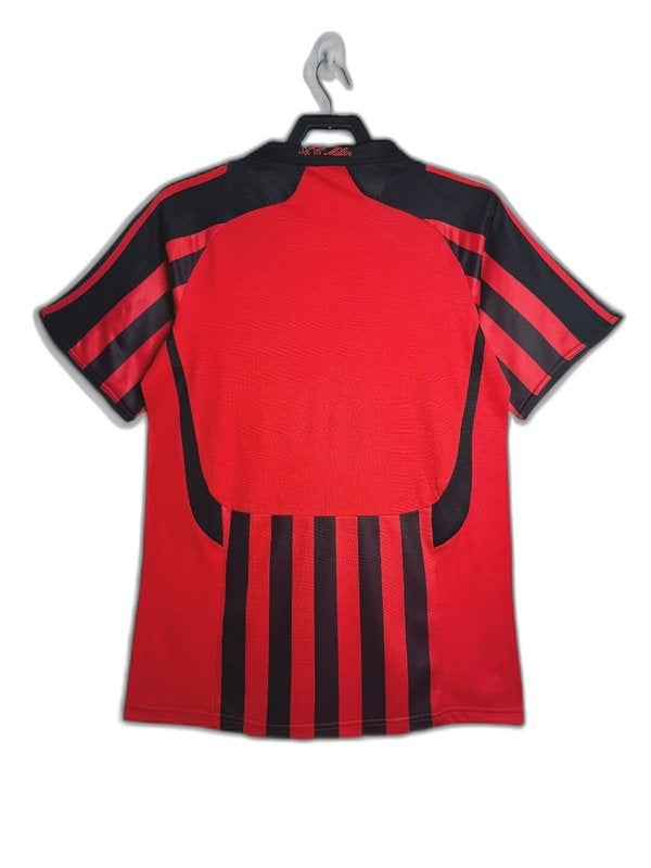 Prima maglia home dell'AC Milan 07/08 - Versione retro