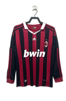 AC Milan 09/10 I Home Jersey - Long Sleeve Retro Version