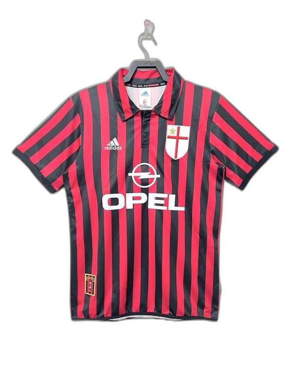 Camiseta AC Milan 99/00 I Versión Retro - Local