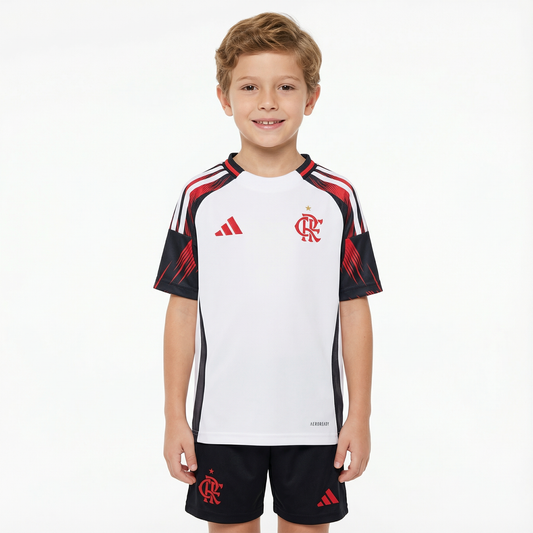 Kids Kit Adidas Flamengo 2025/26 II
