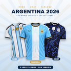 Argentina 26/27 Combo - Home, Away and Farewell Special Edition - Fan Version