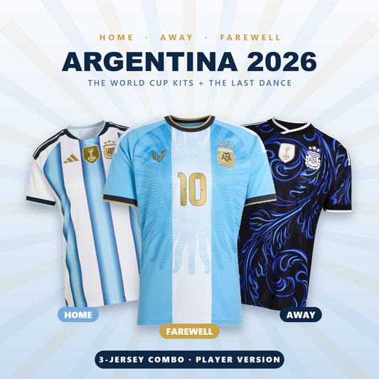 Argentina 26/27 Combo - Home, Away and Farewell Special Edition - Player Version