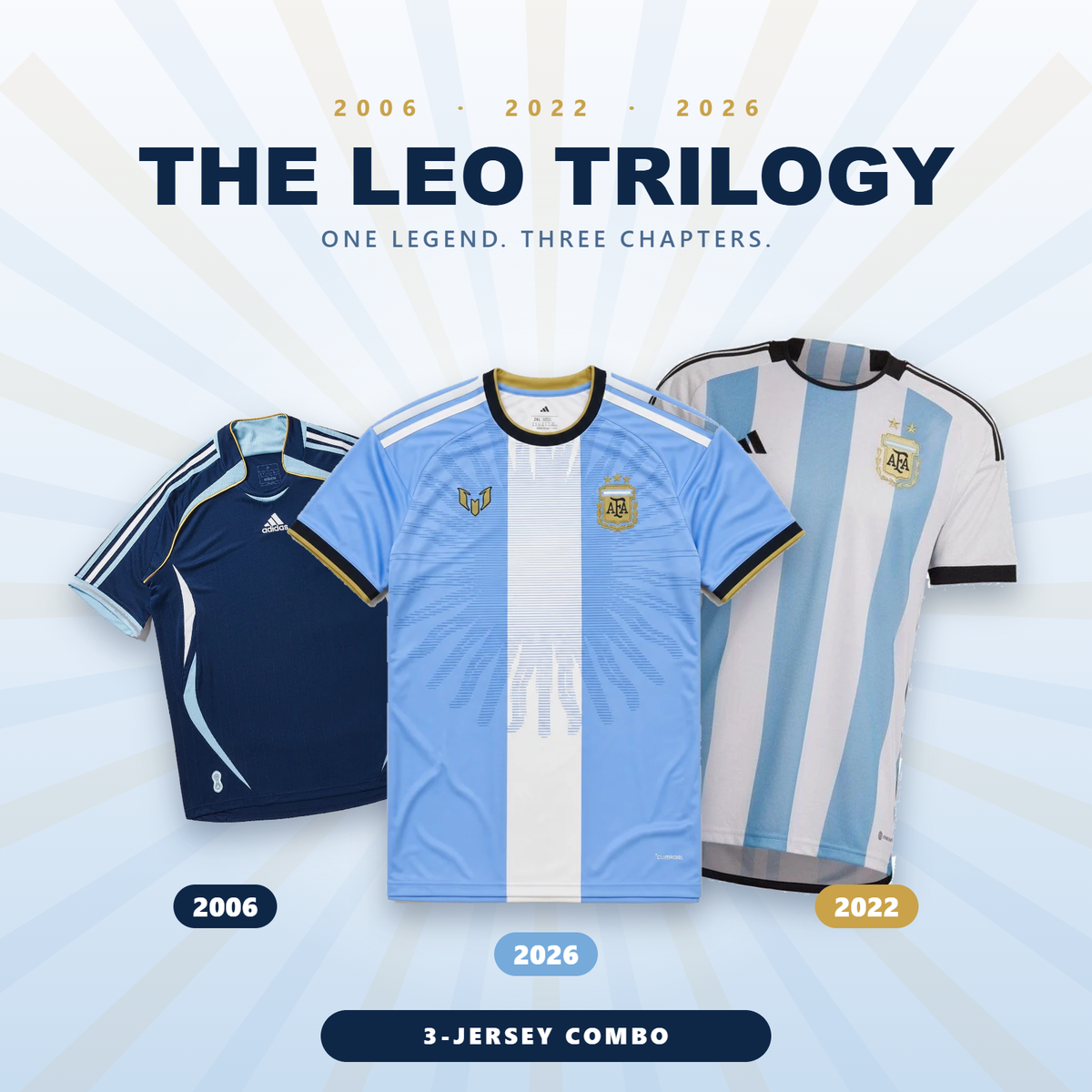 Argentina Leo Trilogy Combo - 2006, 2022 and 2026