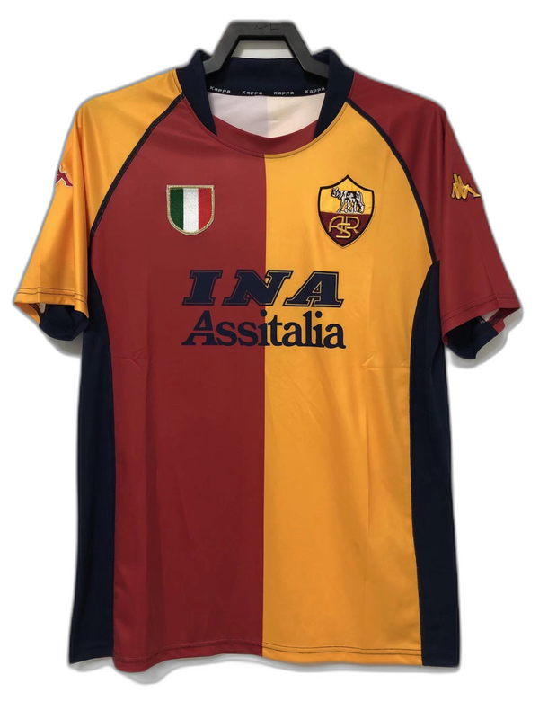 Prima maglia home AS Roma 00/01 - Versione retrò