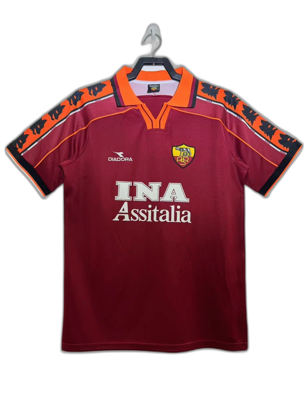 AS Roma 98/99 Maillot Domicile - Version Rétro