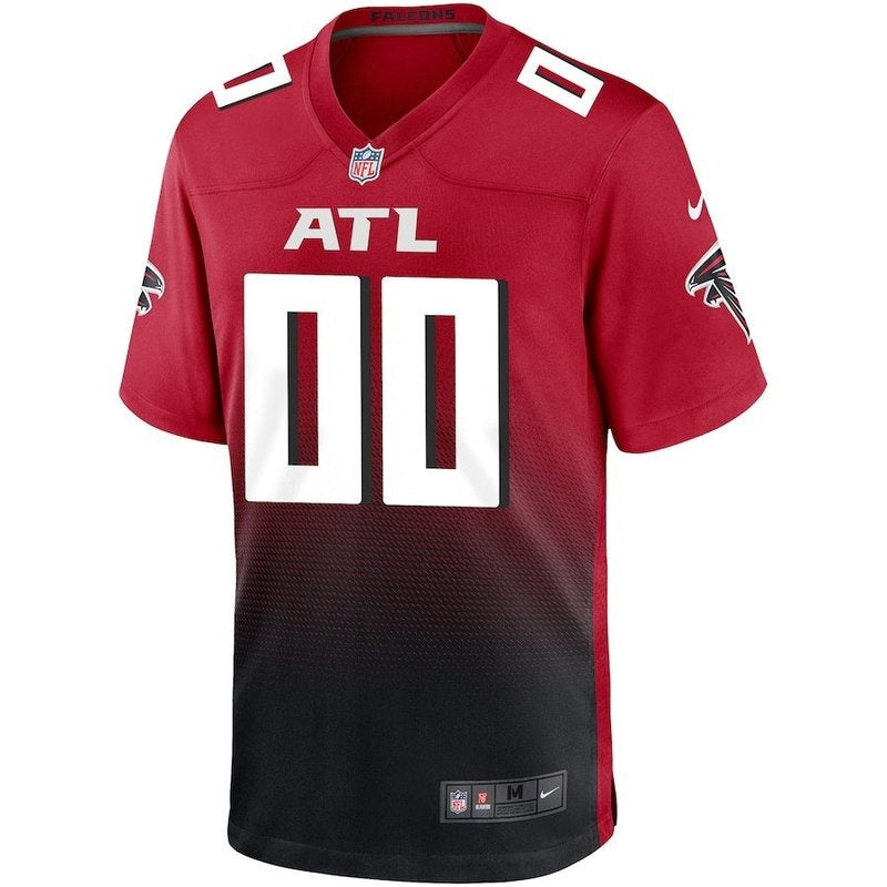 Atlanta Falcons - Maglia da gioco NFL personalizzata alternativa - Rossa
