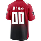 Atlanta Falcons - Maglia da gioco NFL personalizzata alternativa - Rossa