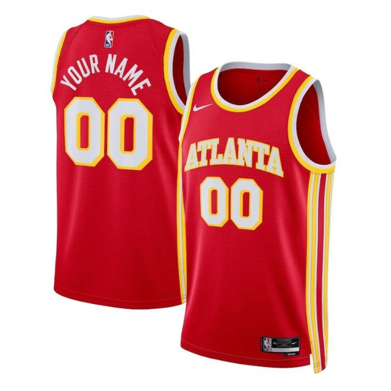 Maillot NBA unisexe des Atlanta Hawks 2023 Rouge - Édition Icon