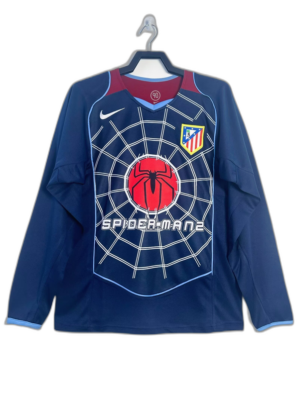 Atlético Madrid 04/05 Ausweichtrikot II – Retro-Version mit langen Ärmeln