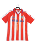 Prima maglia home dell'Atletico Madrid 95/96 - Versione retro